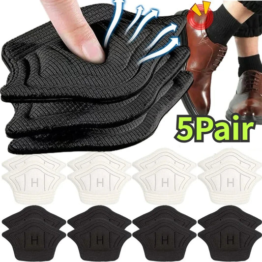 1/5pairs Women Patch Heel Pads Insoles Adjustable Size Sports Shoes