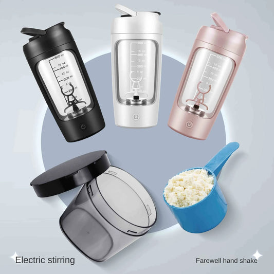 650ml USB Electric Portable Whey Protein Shaker bottle Fully Automatic