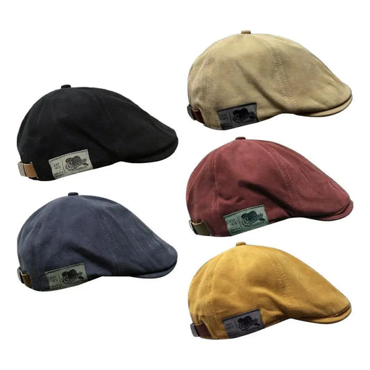 Cotton Caps For Men Hats Berets British Western Style Ivy Cap Classic