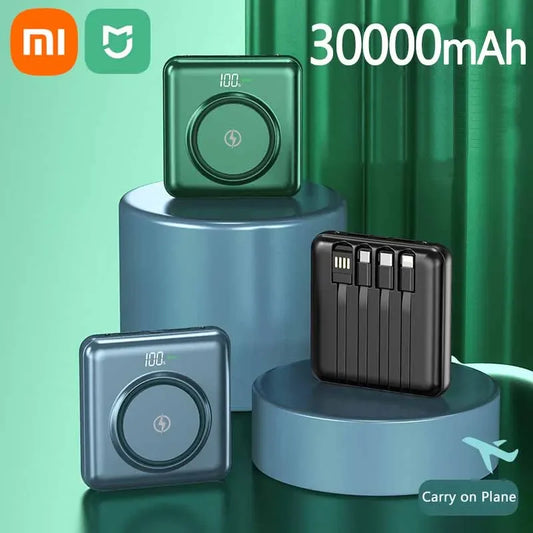 Xiaomi MIJIA Power Bank 30000mAh Portable Wireless Magnetism Charger