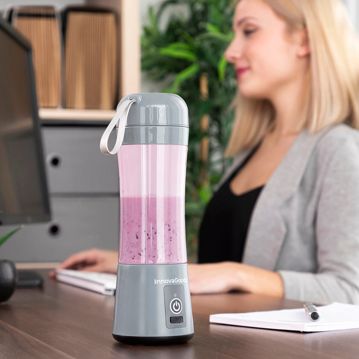 Portable Rechargeable Cup Blender Shakuit InnovaGoods